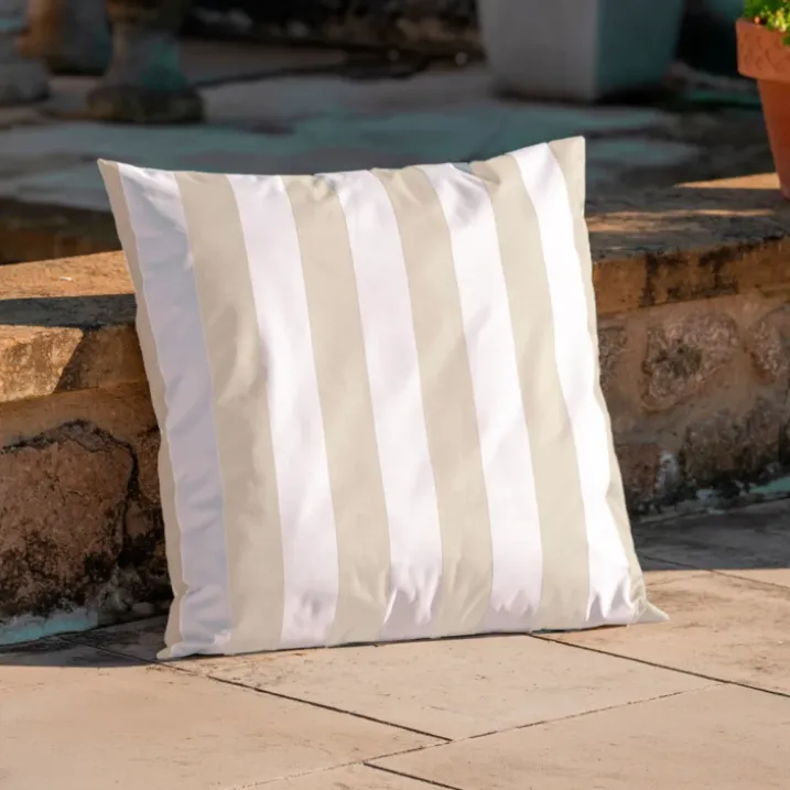 Coussin imperméable déhoussable à rayures ARCACHON