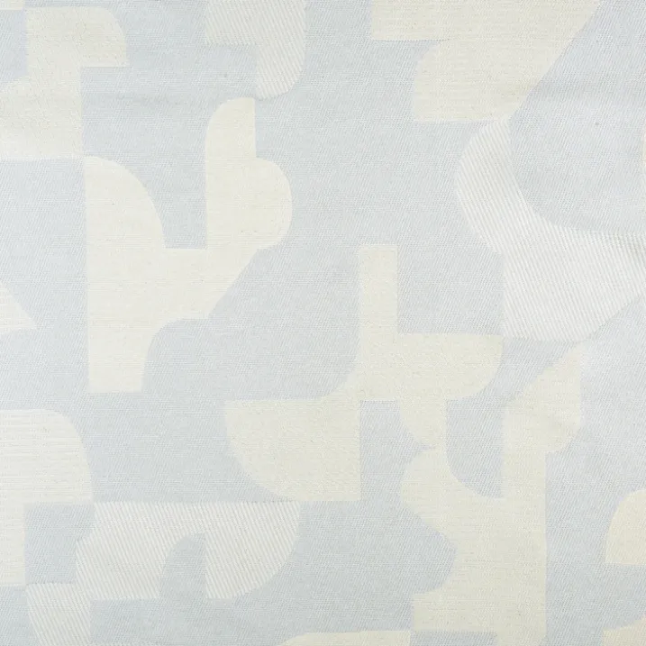 Coussin jacquard géométrique texturé rétro