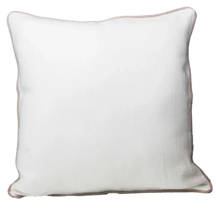 Coussin lin et coton bourdon