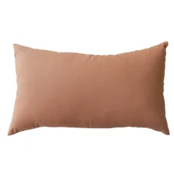 Coussin non déhoussable en coton uni