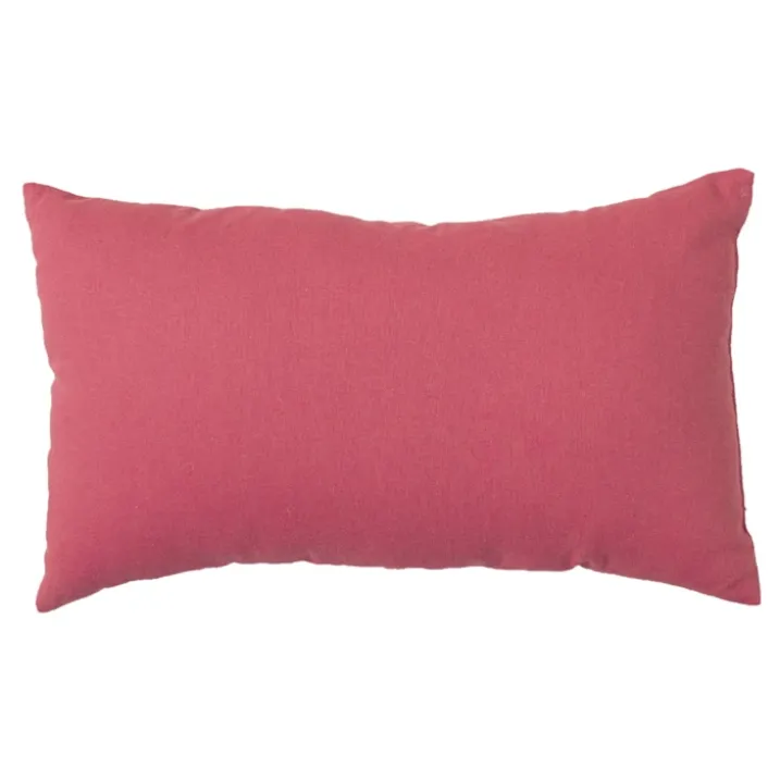 Coussin non déhoussable en coton uni