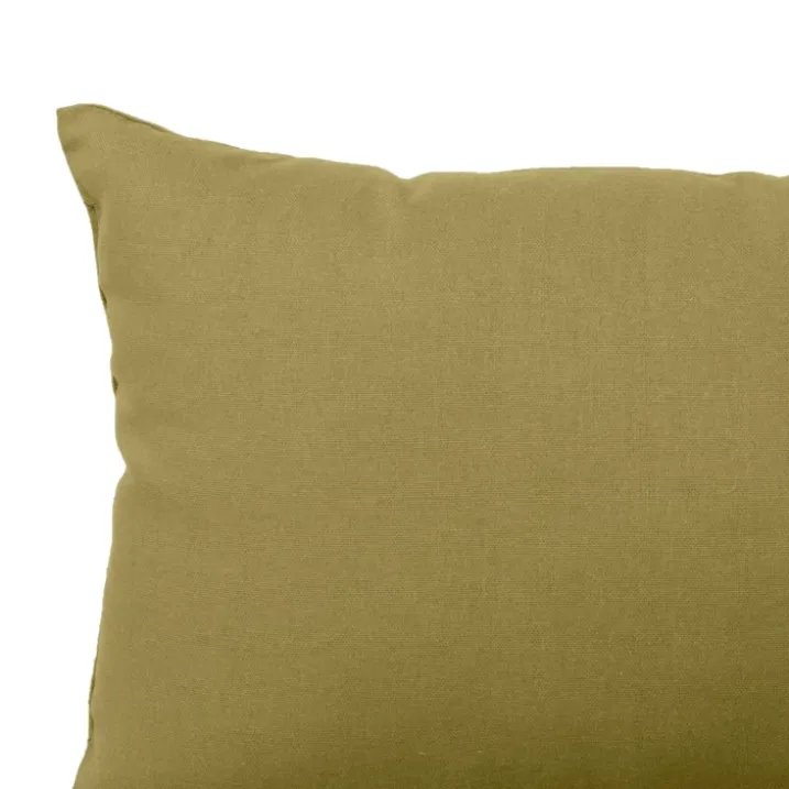 Coussin non déhoussable en coton uni