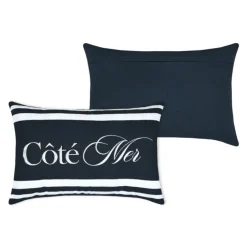 Coussin polycoton Côté Mer