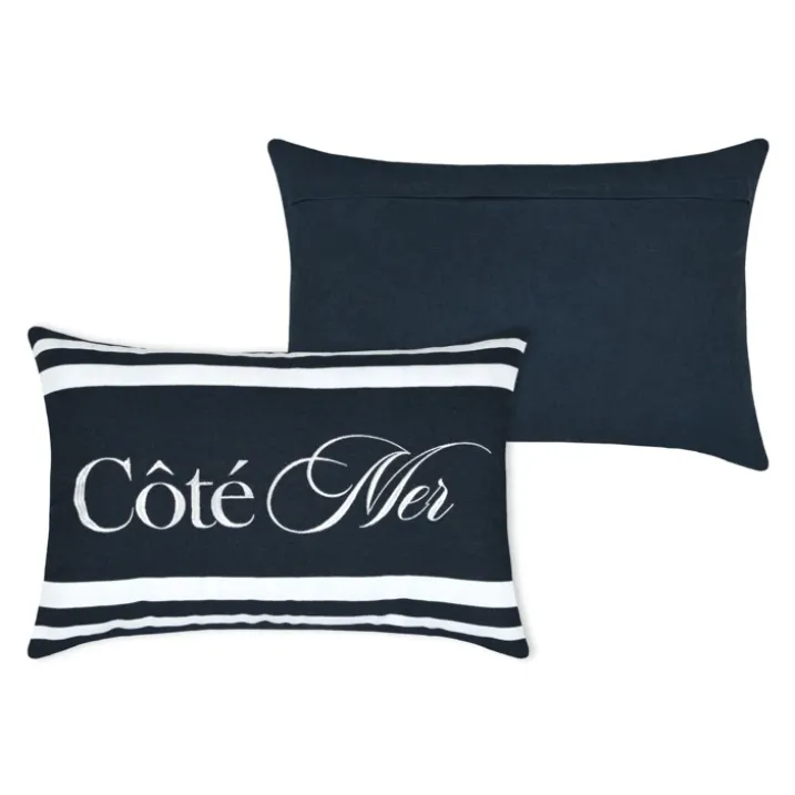 Coussin polycoton Côté Mer