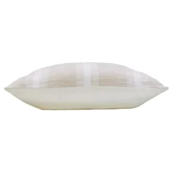 Coussin polycoton tissé à rayures