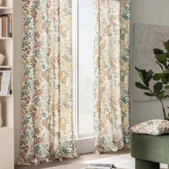 Coussin polylin imprimé feuillages