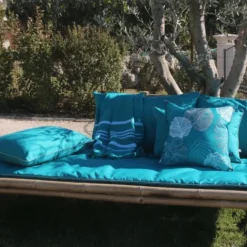 Coussin rectangle uni extérieur