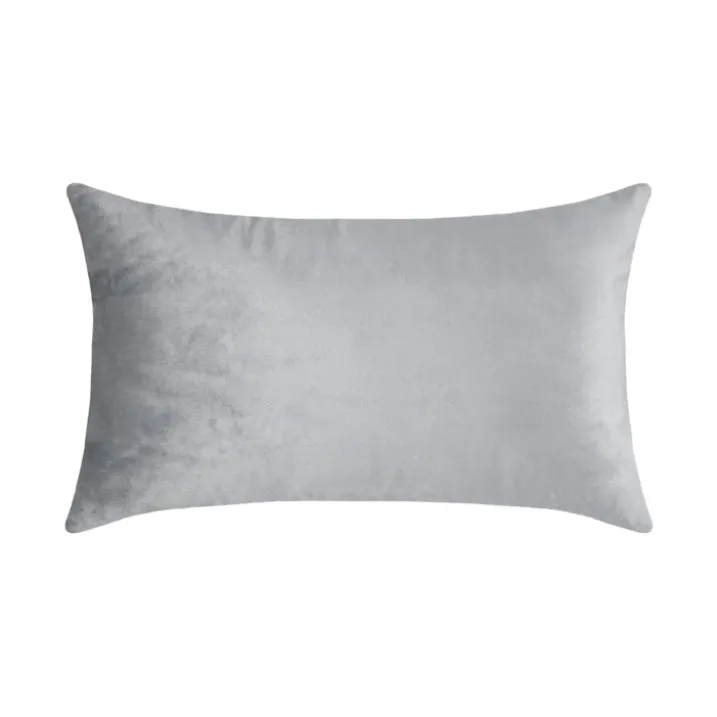 Coussin rectangulaire à carreaux effet laine