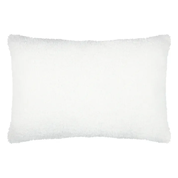 Coussin rectangulaire en bouclette à motif montagne