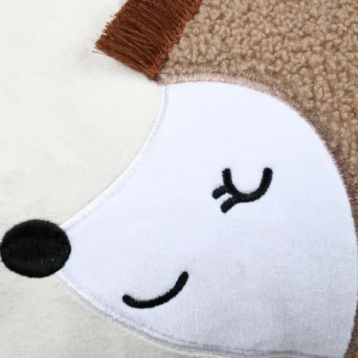 Coussin rectangulaire enfant hérisson