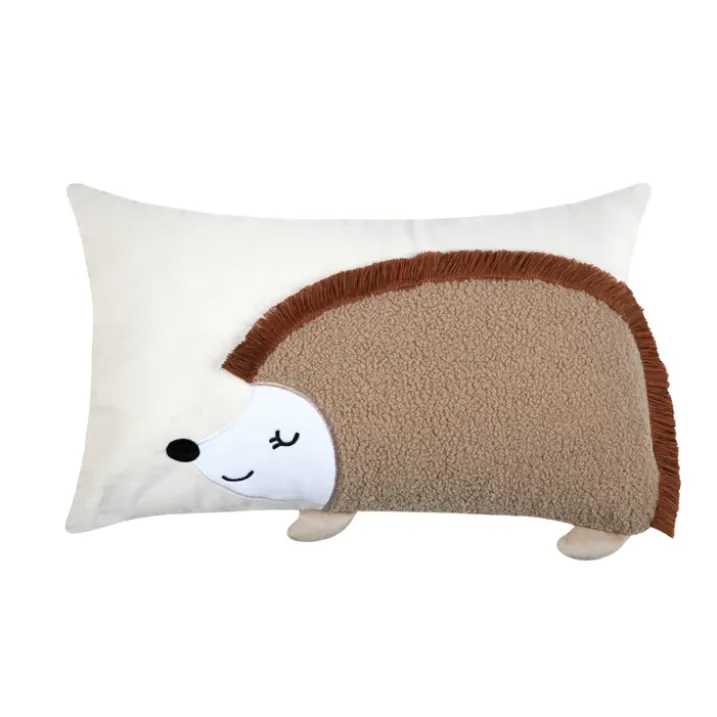 Coussin rectangulaire enfant hérisson