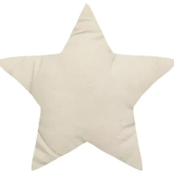 Coussin étoile à motifs métallisés