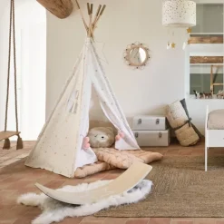 Coussin tête d'ours enfant