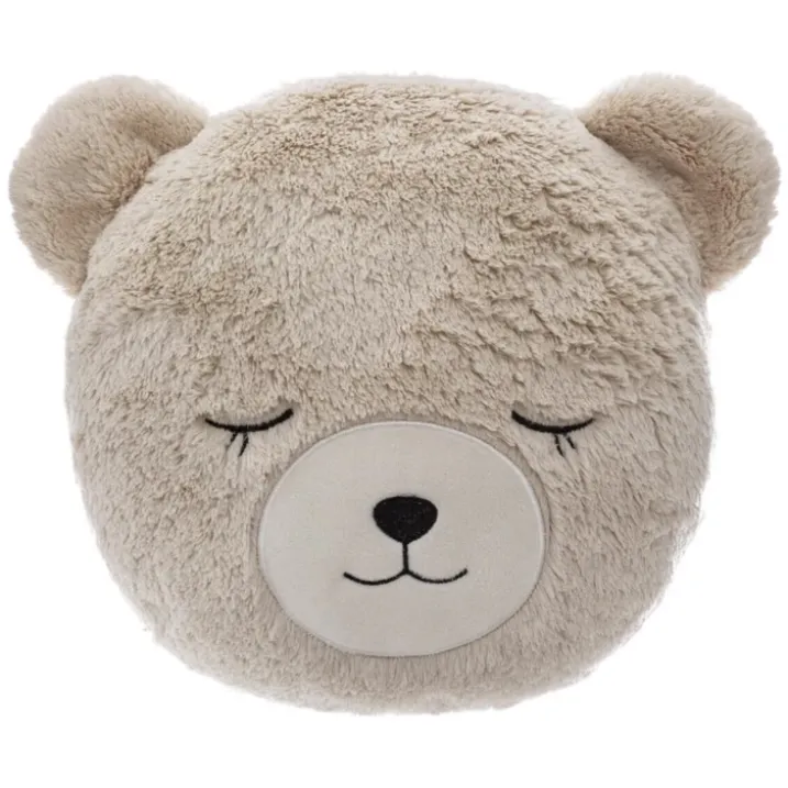 Coussin tête d'ours enfant