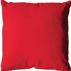 Coussin uni en polyester déhoussable