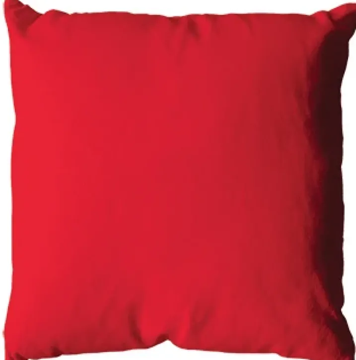 Coussin uni en polyester déhoussable