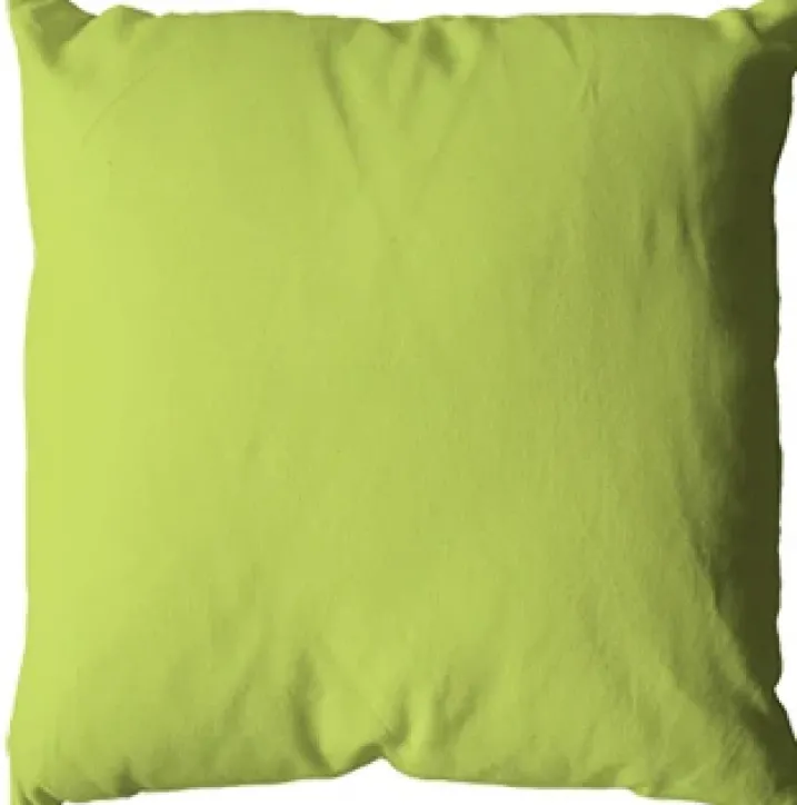 Coussin uni en polyester déhoussable