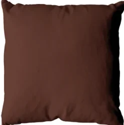 Coussin uni en polyester déhoussable
