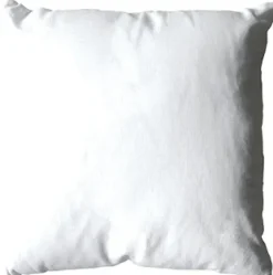 Coussin uni en polyester déhoussable
