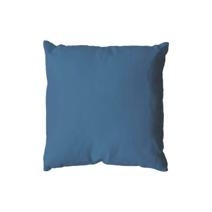 Coussin uni en polyester déhoussable