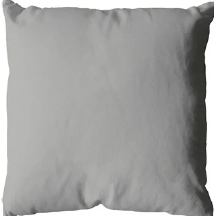 Coussin uni en polyester déhoussable
