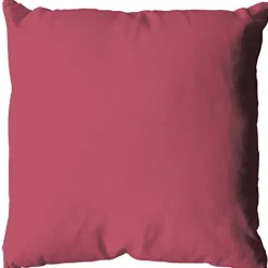 Coussin uni en polyester déhoussable