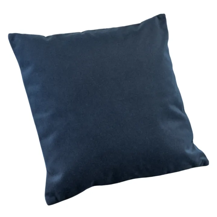Coussin velours effet peau de pêche