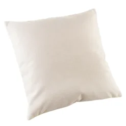 Coussin velours effet peau de pêche