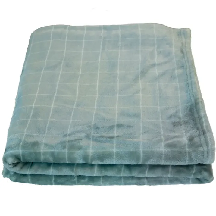 Couverture bébé à carreaux