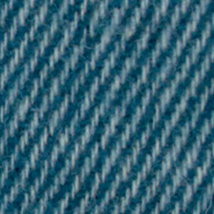 Couverture en laine mélangée effet denim