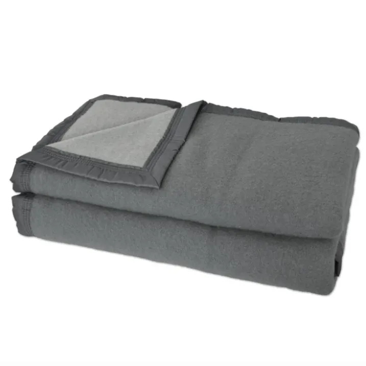 Couverture en 100% pure laine vierge 500g/m²