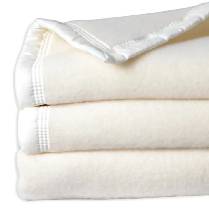 Couverturelaine Woolmark double face