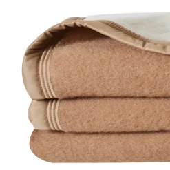 Couverturelaine Woolmark double face