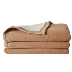 Couverturelaine Woolmark double face