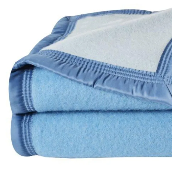 Couverturelaine Woolmark double face