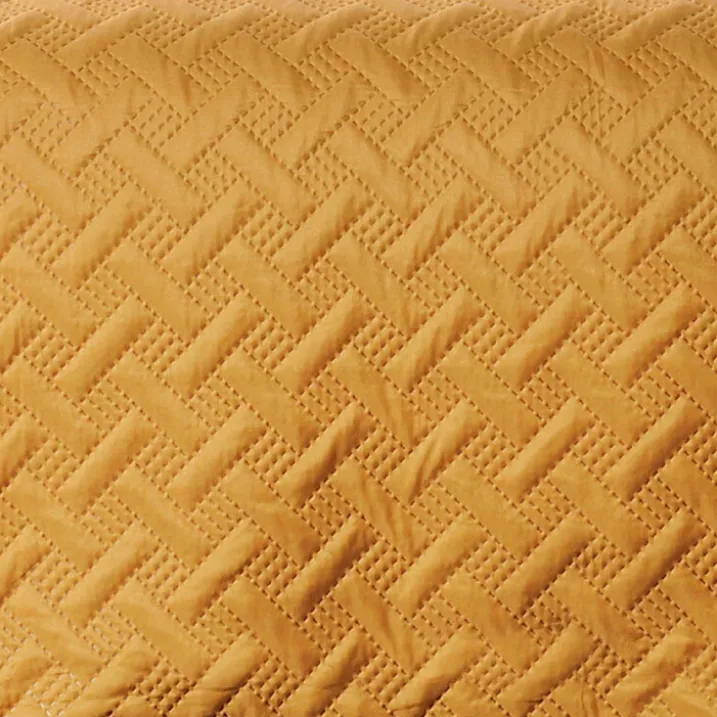 Couverture molletonné surpiquage graphique