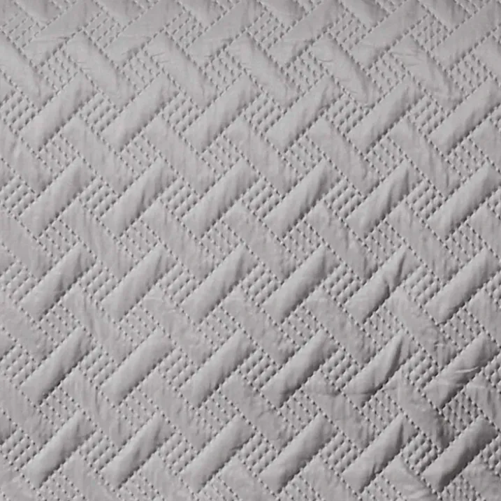 Couverture molletonné surpiquage graphique
