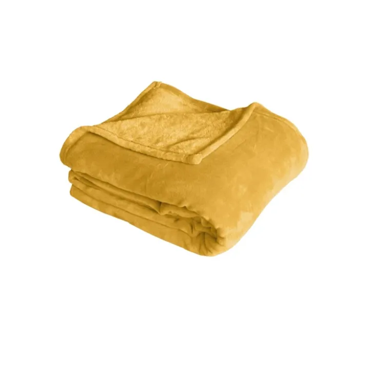 Couverture unie en molleton