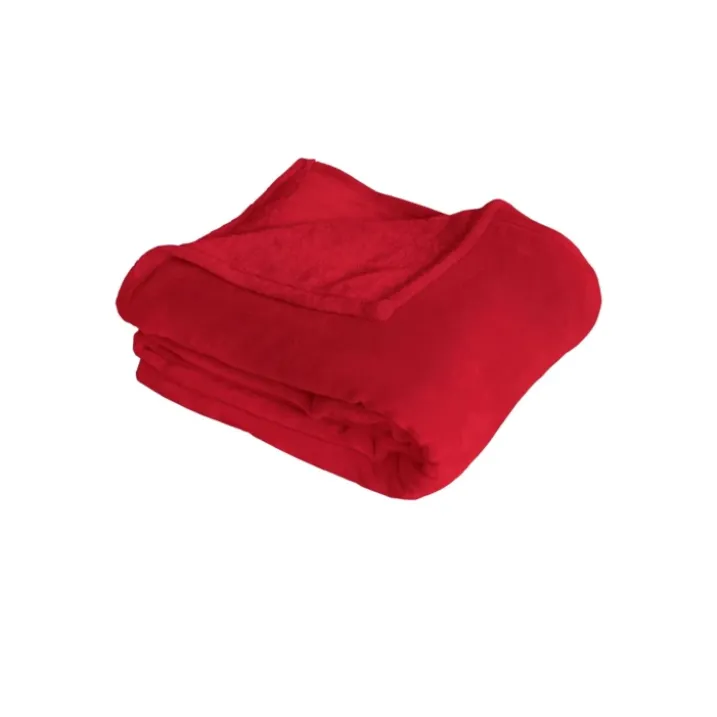 Couverture unie en molleton