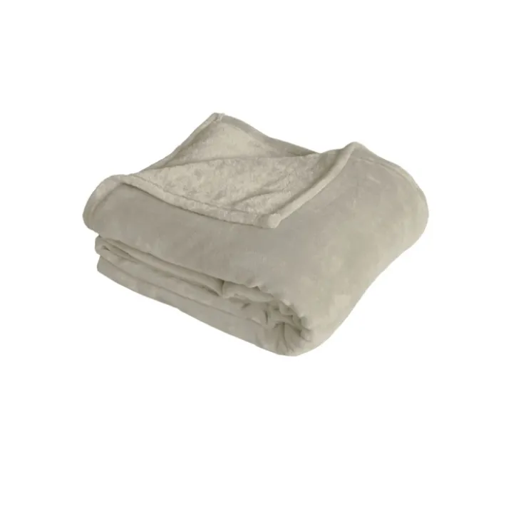 Couverture unie en molleton