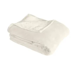 Couverture unie en molleton