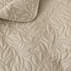 Couvre-lit microfibre à motif floral