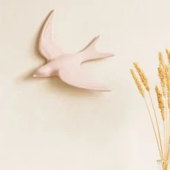 Déco murale hirondelle en Résine