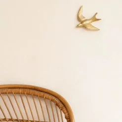Déco murale hirondelle en Résine