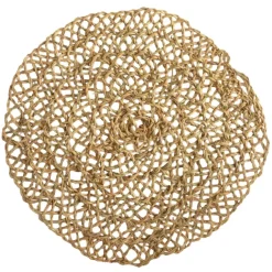 Dessous de plat fibre de palmier ajouré