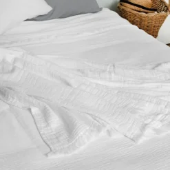 Dessus de lit gaze de coton
