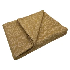 Dessus de lit jacquard motif floral