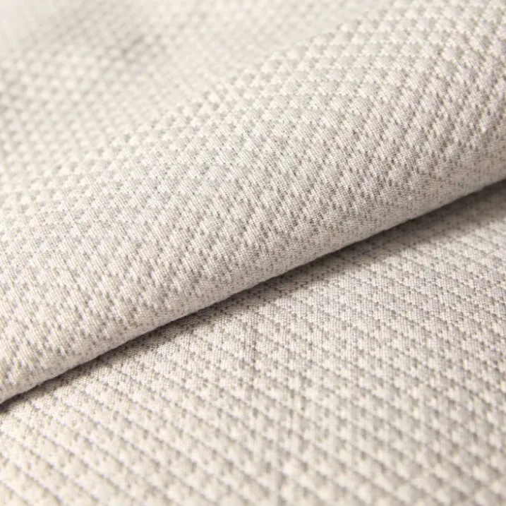 Dessus de lit jacquard épais en polycoton