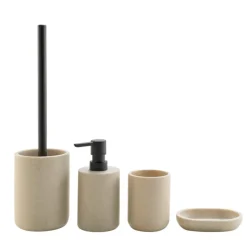 Distributeur de savon effet granite pour salle de bain