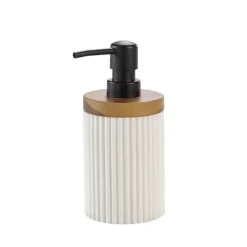 Distributeur de savon en acacia